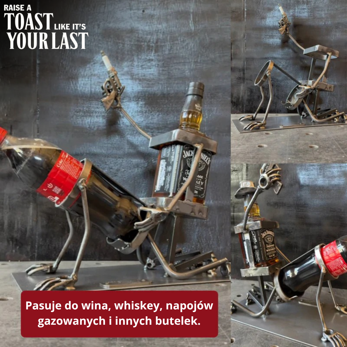 Limitowana edycja – Uchwyt na butelkę w kształcie czaszki