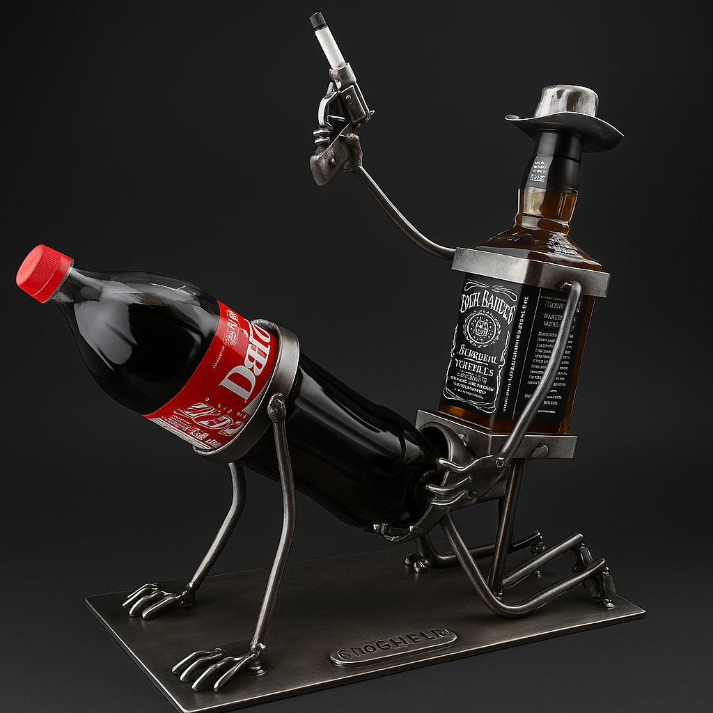 Limitowana edycja – Uchwyt na butelkę w kształcie czaszki